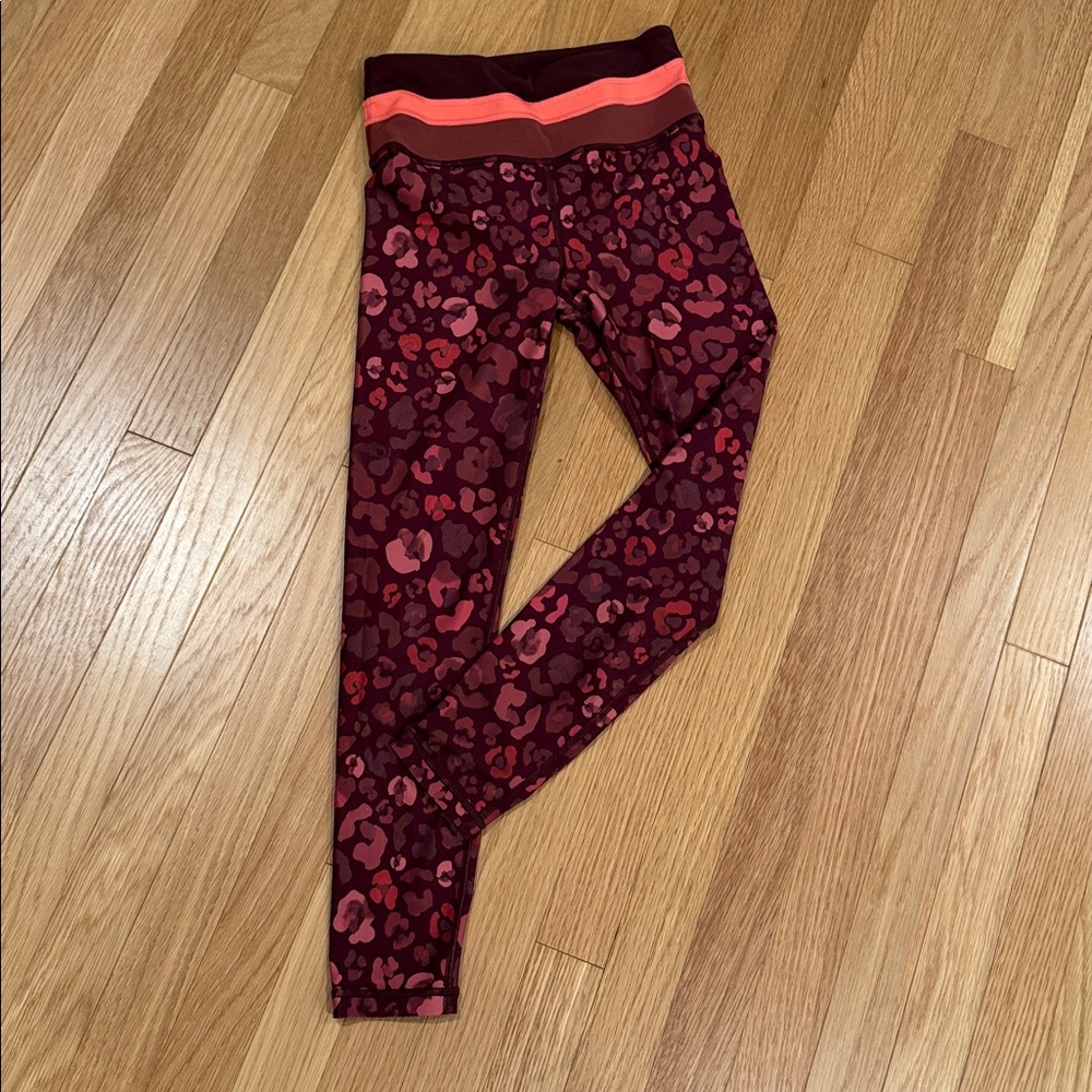 Athleta Burgundy Elation 7/8 Tight